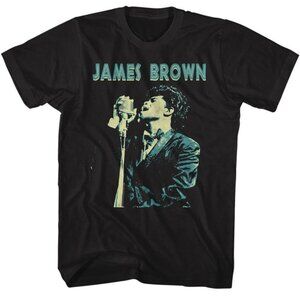 James Brown JB Singing Black T-Shirt